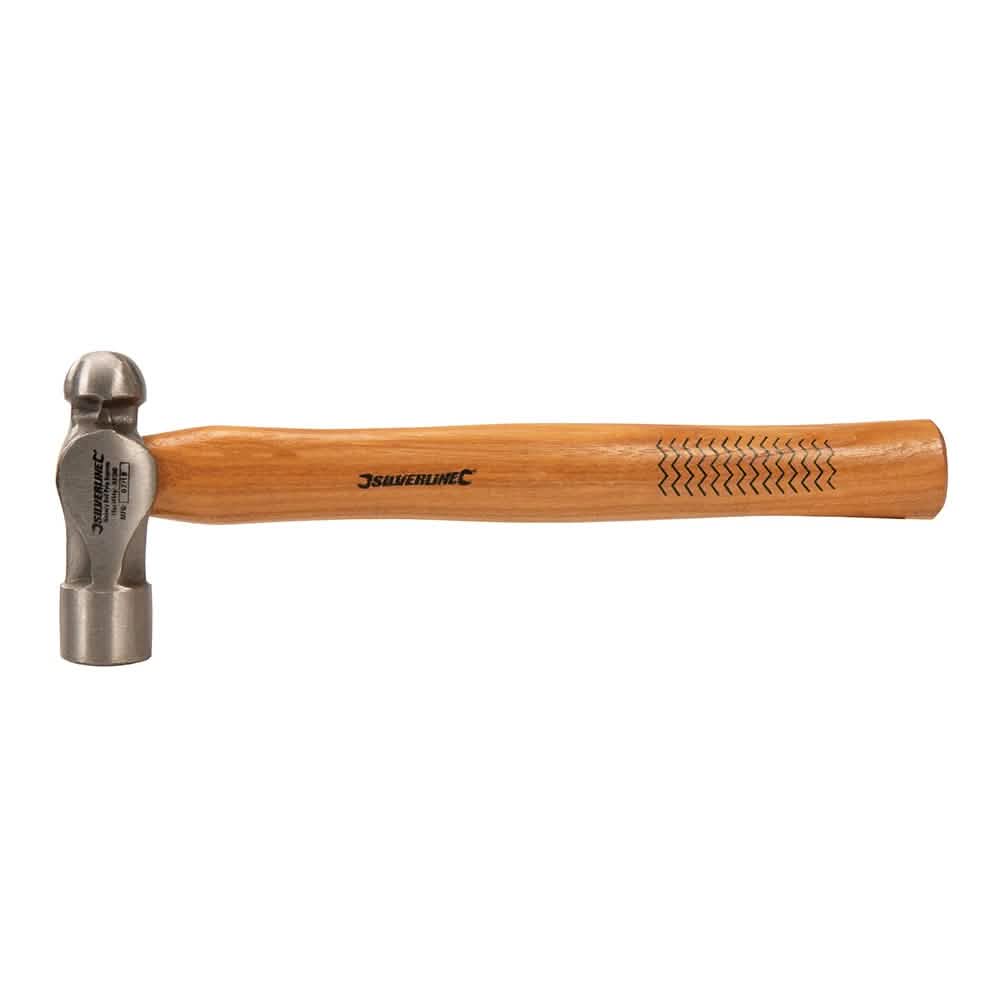 Ball Pein Hammer 24oz (680g) Hickory Wood Silverline Ha24b