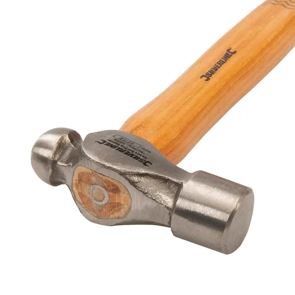 Ball Pein Hammer 24oz (680g) Hickory Wood Silverline Ha24b