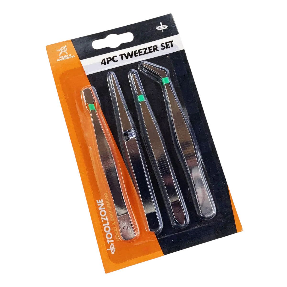 Tweezers Set 4pc Stainless Steel Precision Watch Repair Jewellery Making Tools