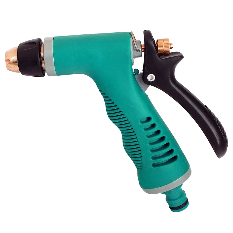 Pack of 2 Garden Spray Guns with Adjustable Twist Nozzles and Locking Triggers
