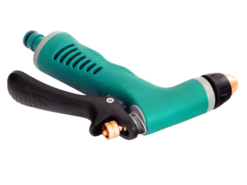 Pack of 2 Garden Spray Guns with Adjustable Twist Nozzles and Locking Triggers