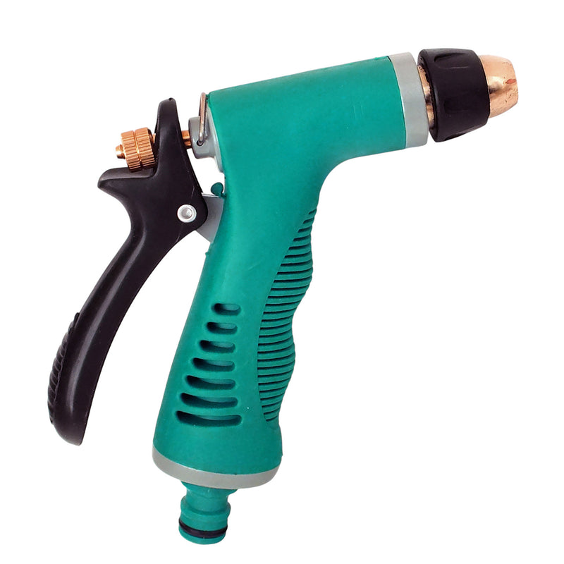 Pack of 2 Garden Spray Guns with Adjustable Twist Nozzles and Locking Triggers