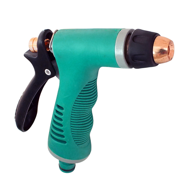 Pack of 2 Garden Spray Guns with Adjustable Twist Nozzles and Locking Triggers