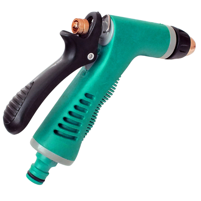 Pack of 2 Garden Spray Guns with Adjustable Twist Nozzles and Locking Triggers