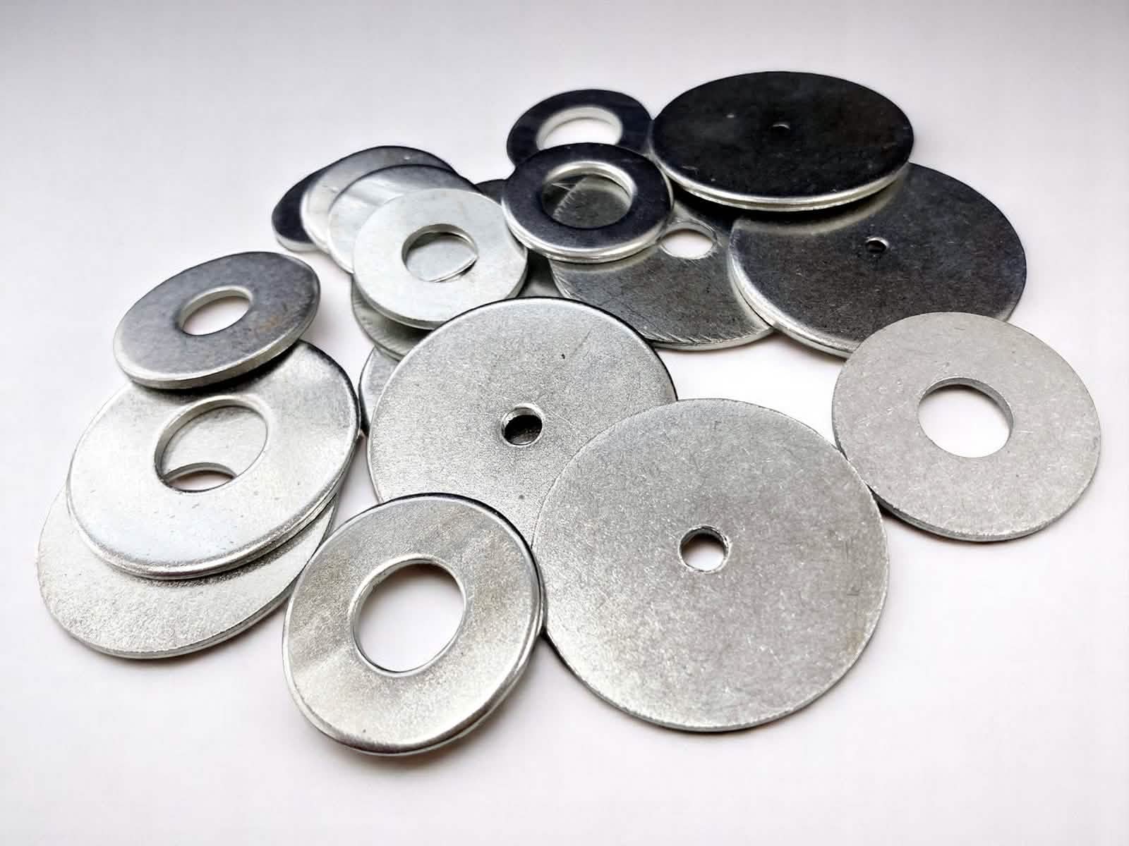 Penny Repair Mudguard Washers 240pc Carbon Steel for M2 M4 M6 M8 M10 M12 Bolts