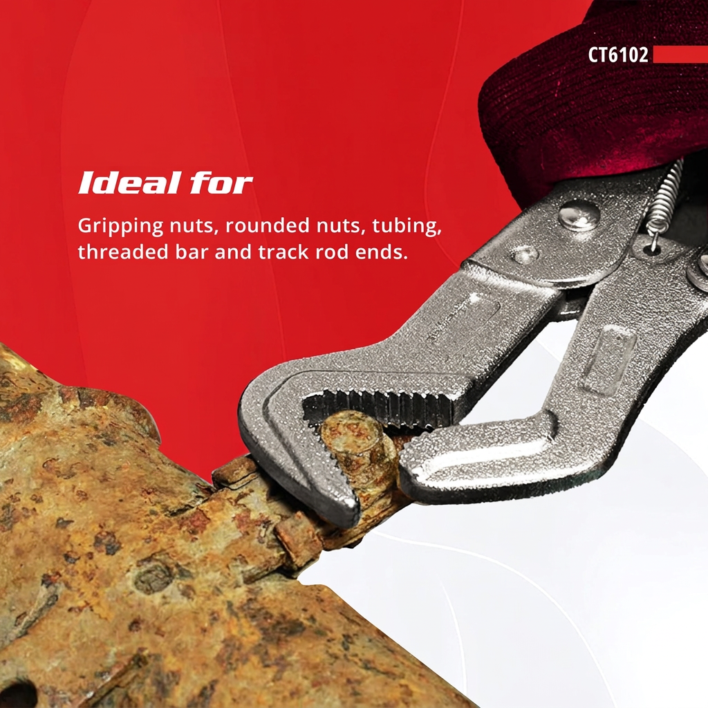 Wrench gripping a fixing