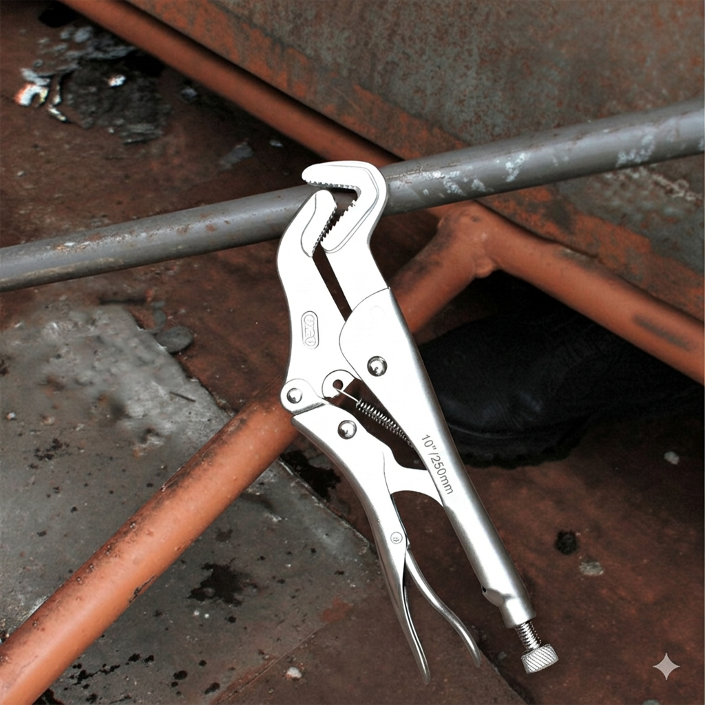 Wrench in use