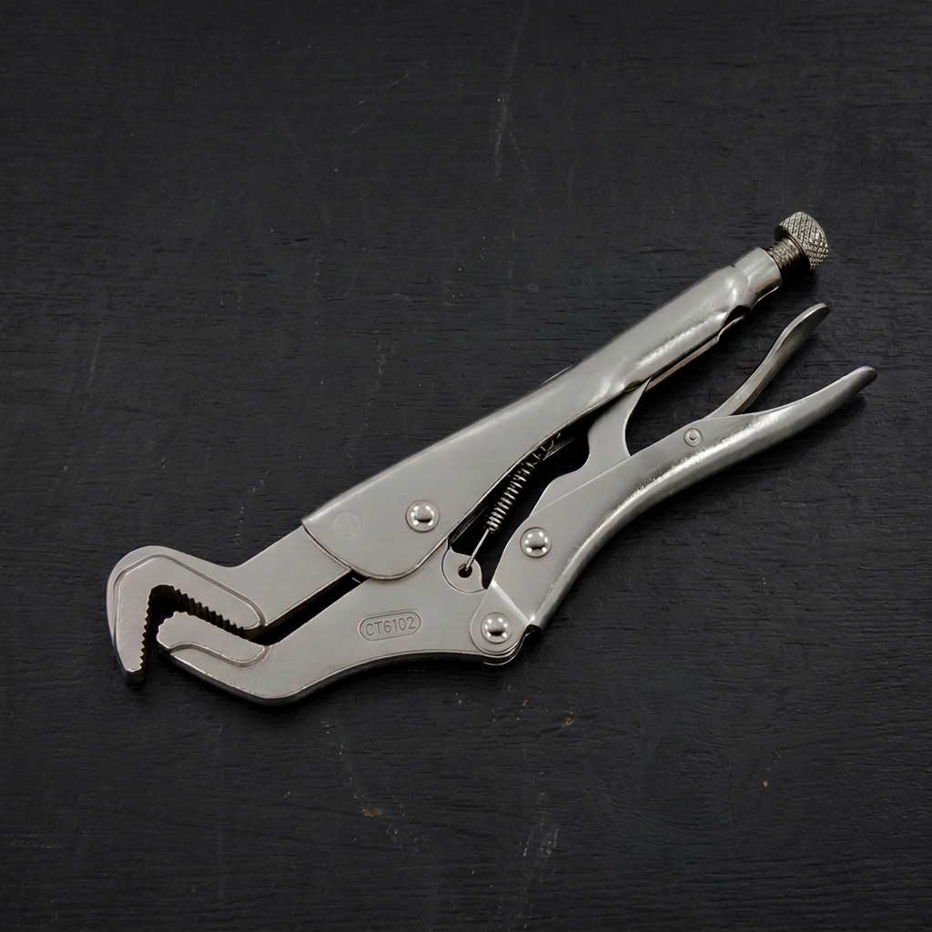 Wrench on charcoal background
