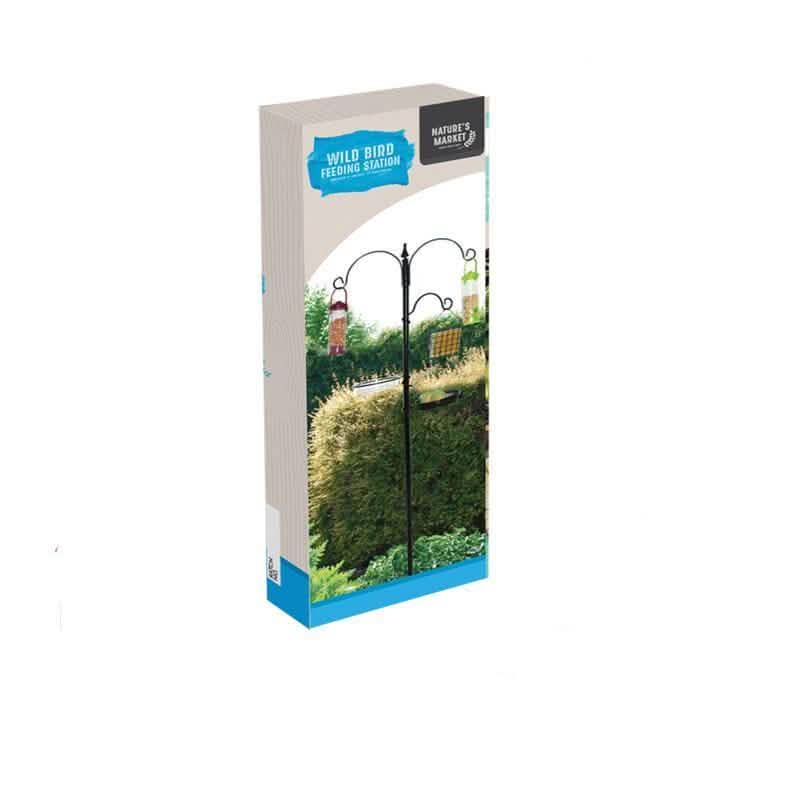 Kingfisher Bird Feeder Traditional Bird Feeder Feeding Station Garden Powder Coated Metal Feeder
