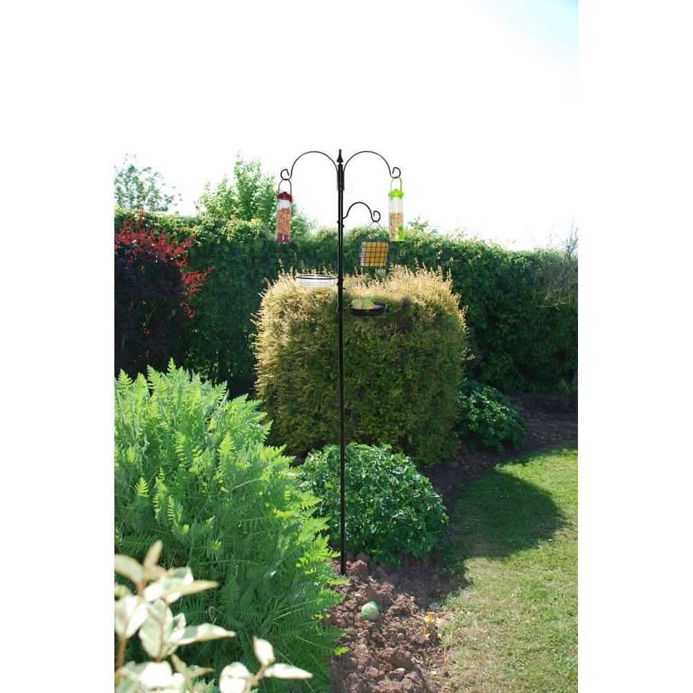 Kingfisher Bird Feeder Traditional Bird Feeder Feeding Station Garden Powder Coated Metal Feeder