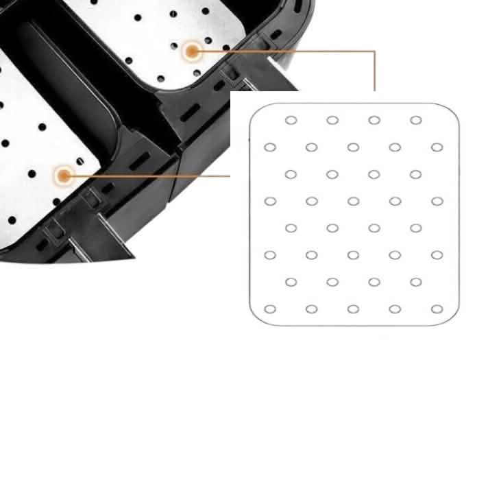 Air Fryer Liners Disposable Non-Stick Greaseproof Paper Square 100pc