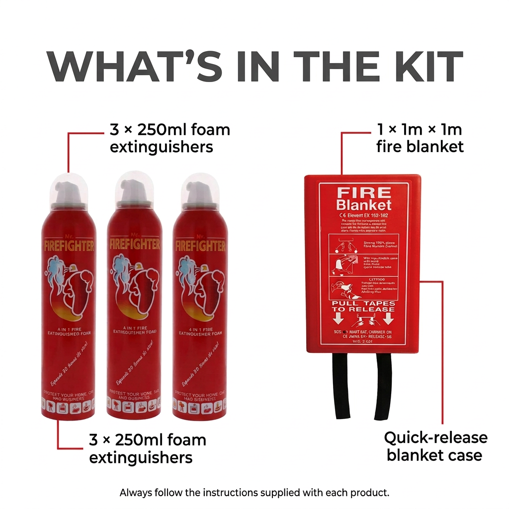 Kit contents without store branding