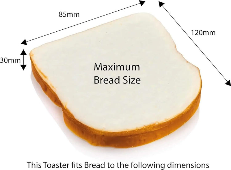 Kitchen Perfected 4 Slice Toaster 4 Slice Toaster Wide Slot Browning Defrost Reheat High Lift - Colour Choice