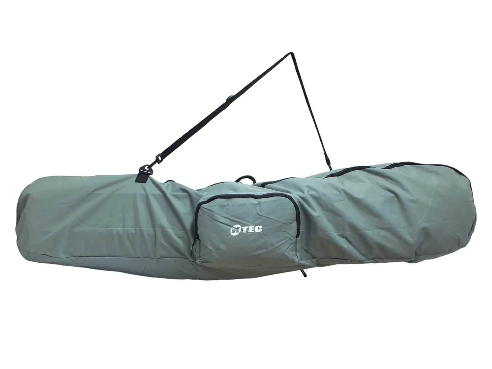 Ktec Snowboard Bag Ktec Grey Holdall Rucksack Snow Board Carry Case Travel Luggage