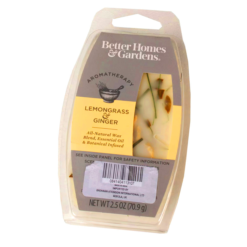 Electric Aroma Lamp Scented Wax Warmer & Oil Burner Fragrance Diffuser plus Lemongrass Wax Melts