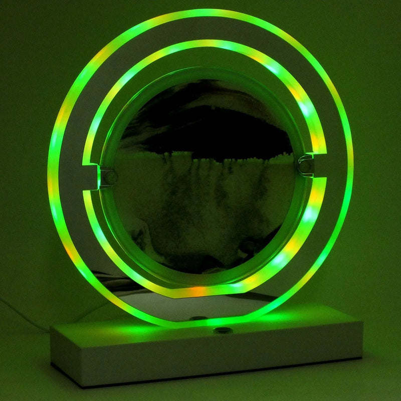 Lesser & Pavey Quicksand Lamp Colour Changing LED Quicksand Lamp Sand Art Picture Light | Choice of Black & White, Blue or Red Sand