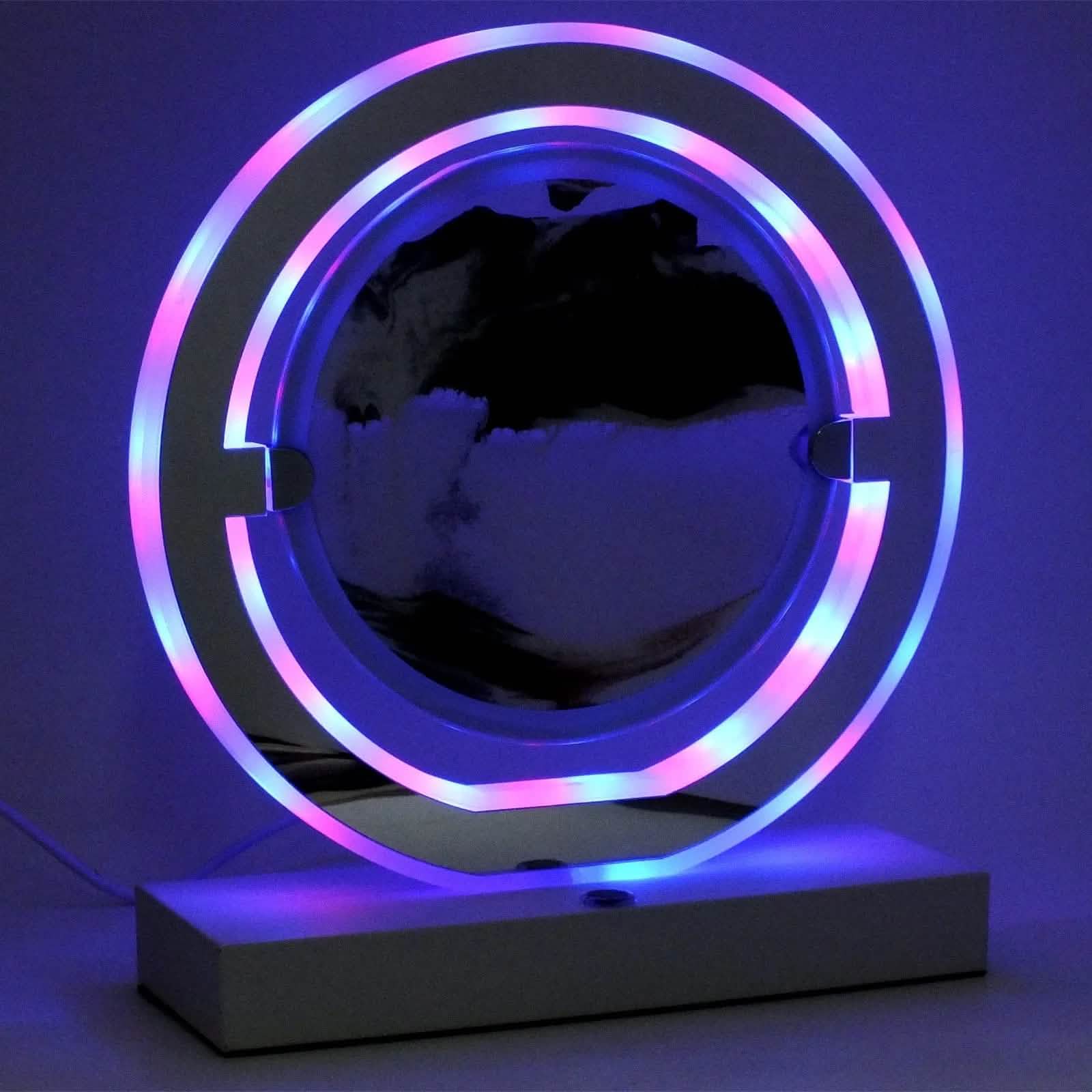 Lesser & Pavey Quicksand Lamp Colour Changing LED Quicksand Lamp Sand Art Picture Light | Choice of Black & White, Blue or Red Sand