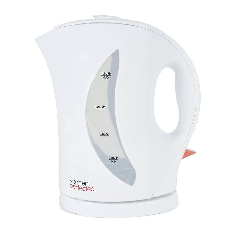 LLoytron kettle WHITE 1.7L 2200W CORDLESS FAST BOIL ELECTRIC JUG KETTLE WITH WASHABLE FILTER