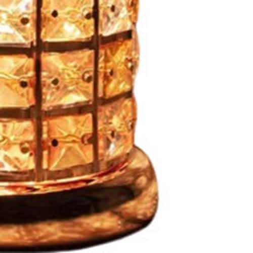 Aroma Lamp Oil Burner Wax Melt Amber Crystal Effect