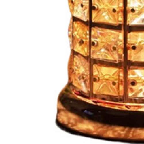 Aroma Lamp Oil Burner Wax Melt Amber Crystal Effect