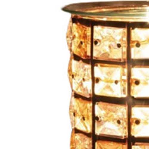 Aroma Lamp Oil Burner Wax Melt Amber Crystal Effect
