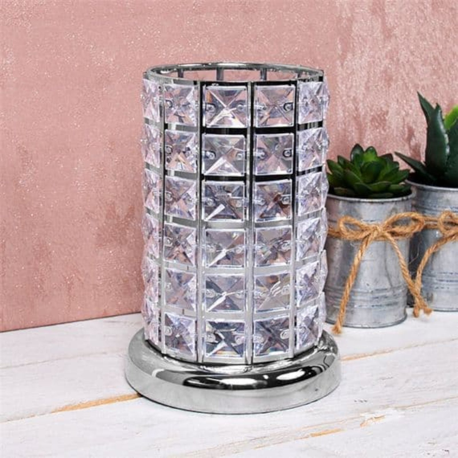 Oil Burner and Wax Melt Warmer plus 10pc Scented Wax Melts | Colour Changing LED Aroma Lamp
