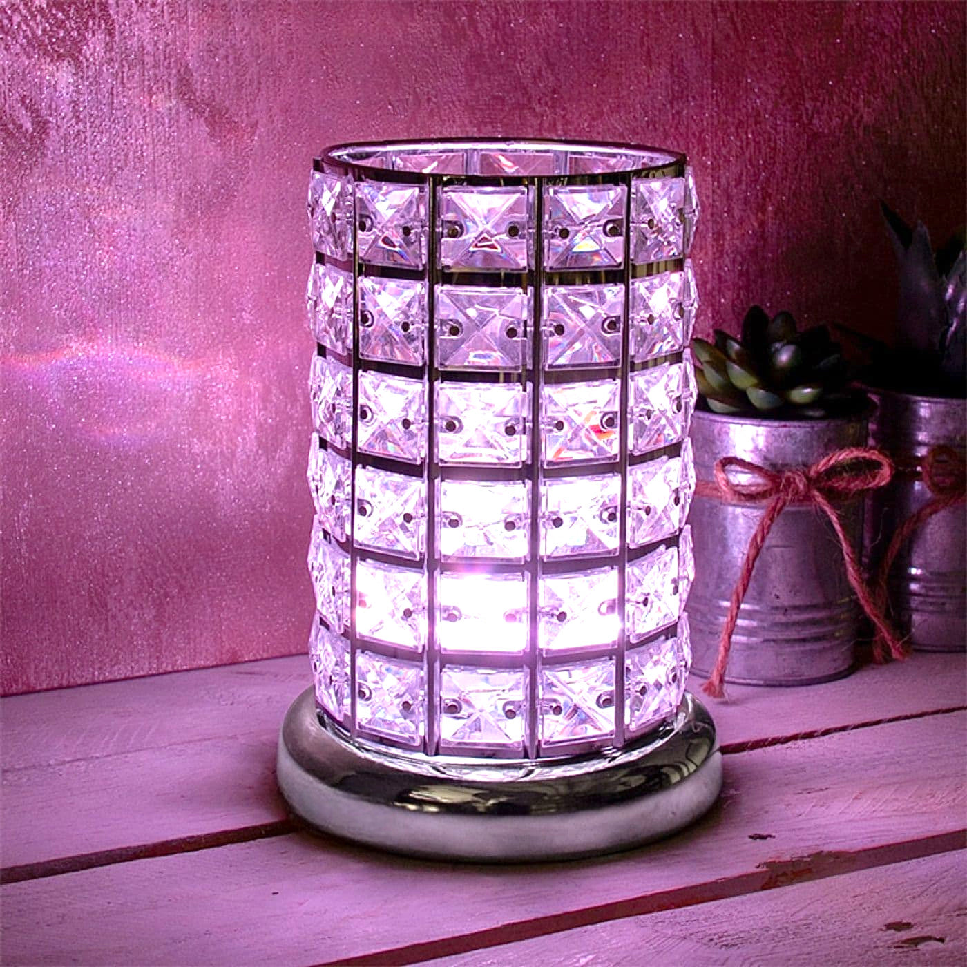 Oil Burner and Wax Melt Warmer plus 10pc Scented Wax Melts | Colour Changing LED Aroma Lamp