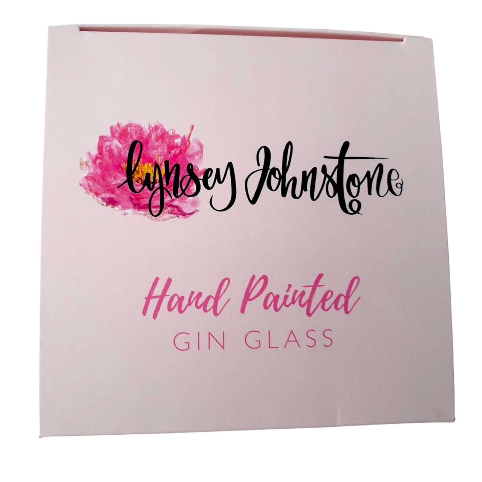 Hand Painted Gin Glass - Lynsey Johnstone Jennifer Rose - CHOICE OF DESIGN