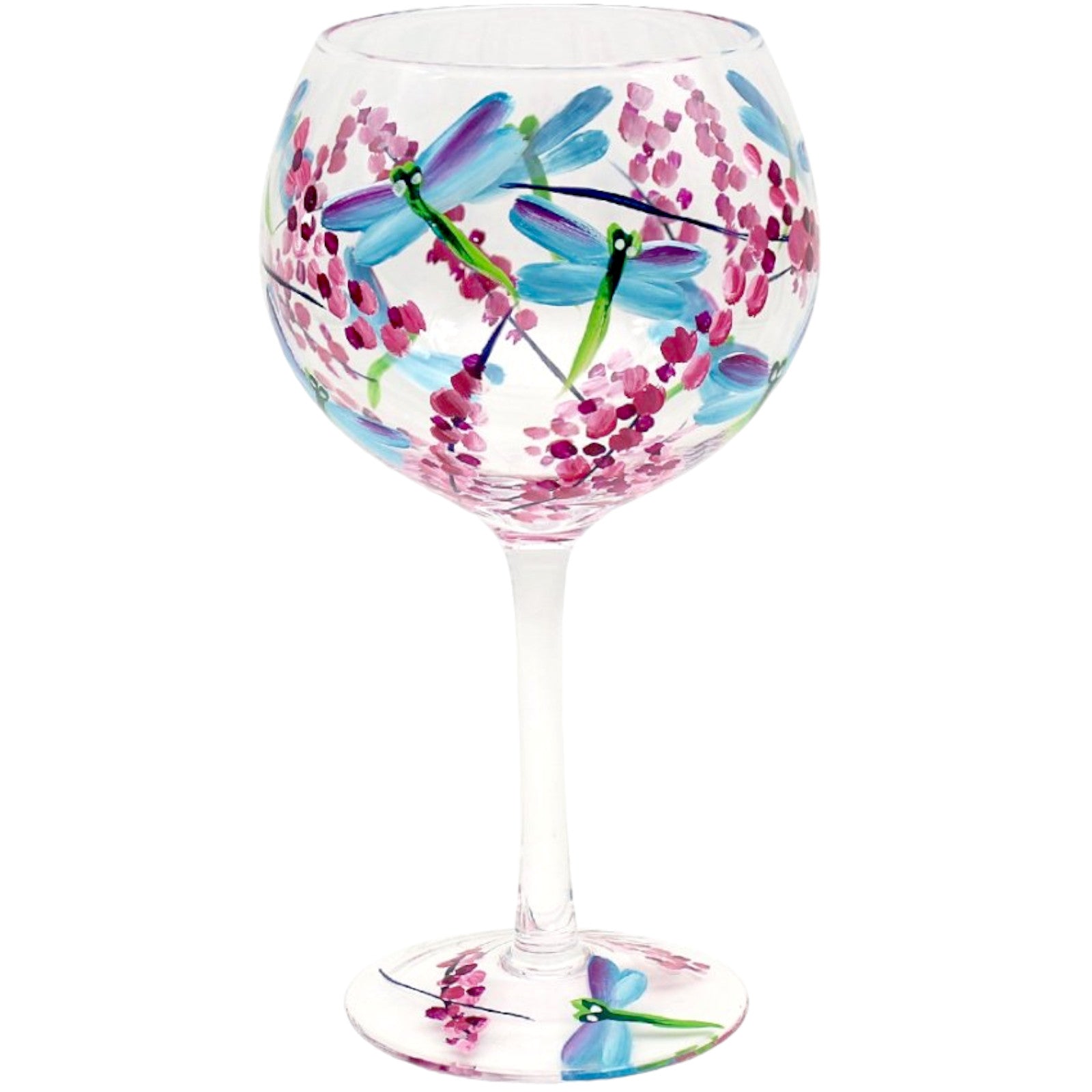 Hand Painted Gin Glass - Lynsey Johnstone Jennifer Rose - CHOICE OF DESIGN