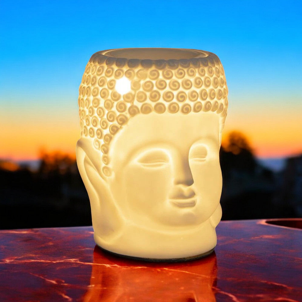 Electric Buddha Design Wax Tart Melt Burner Lamp Scented Fragrance Aroma Warmer