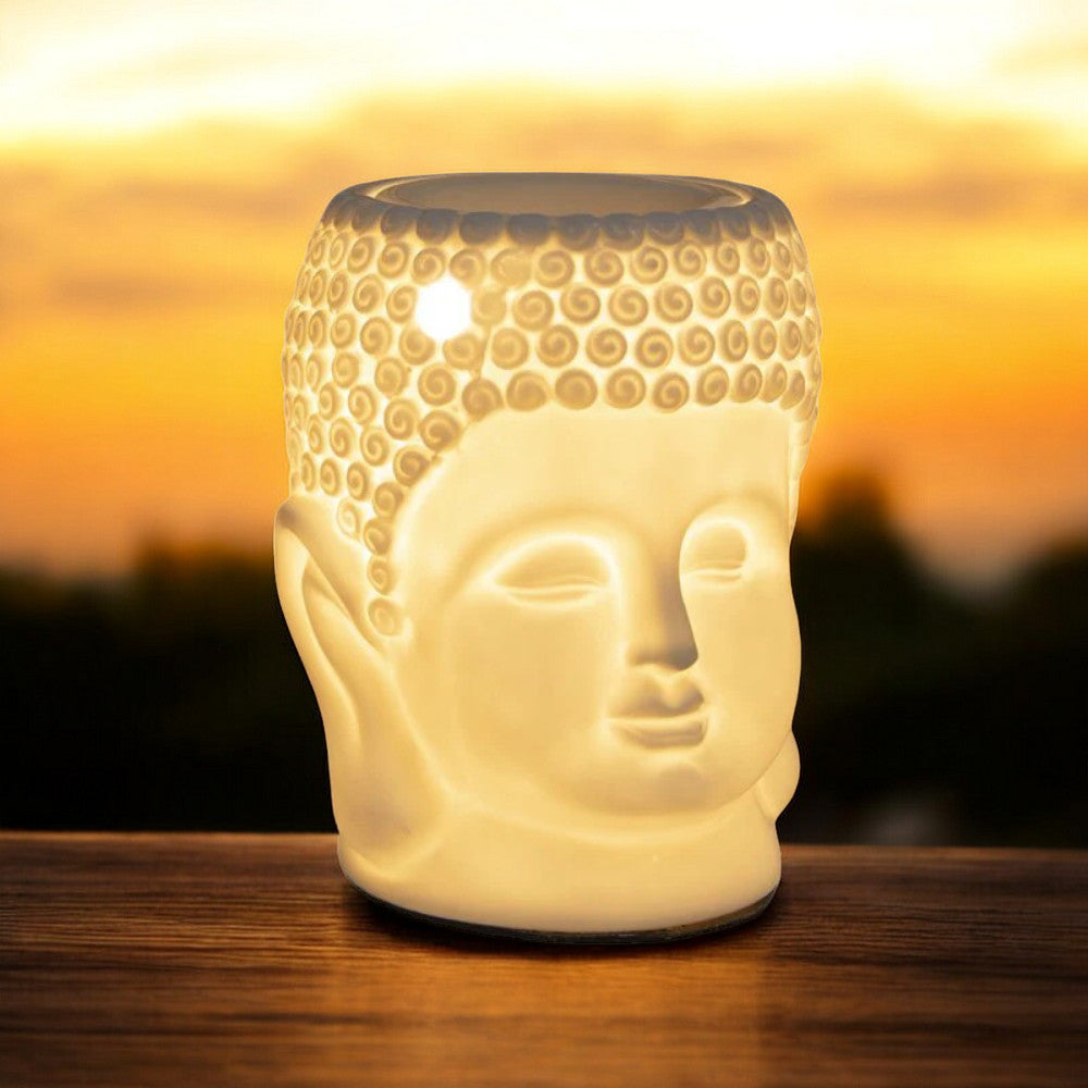 Electric Buddha Design Wax Tart Melt Burner Lamp Scented Fragrance Aroma Warmer