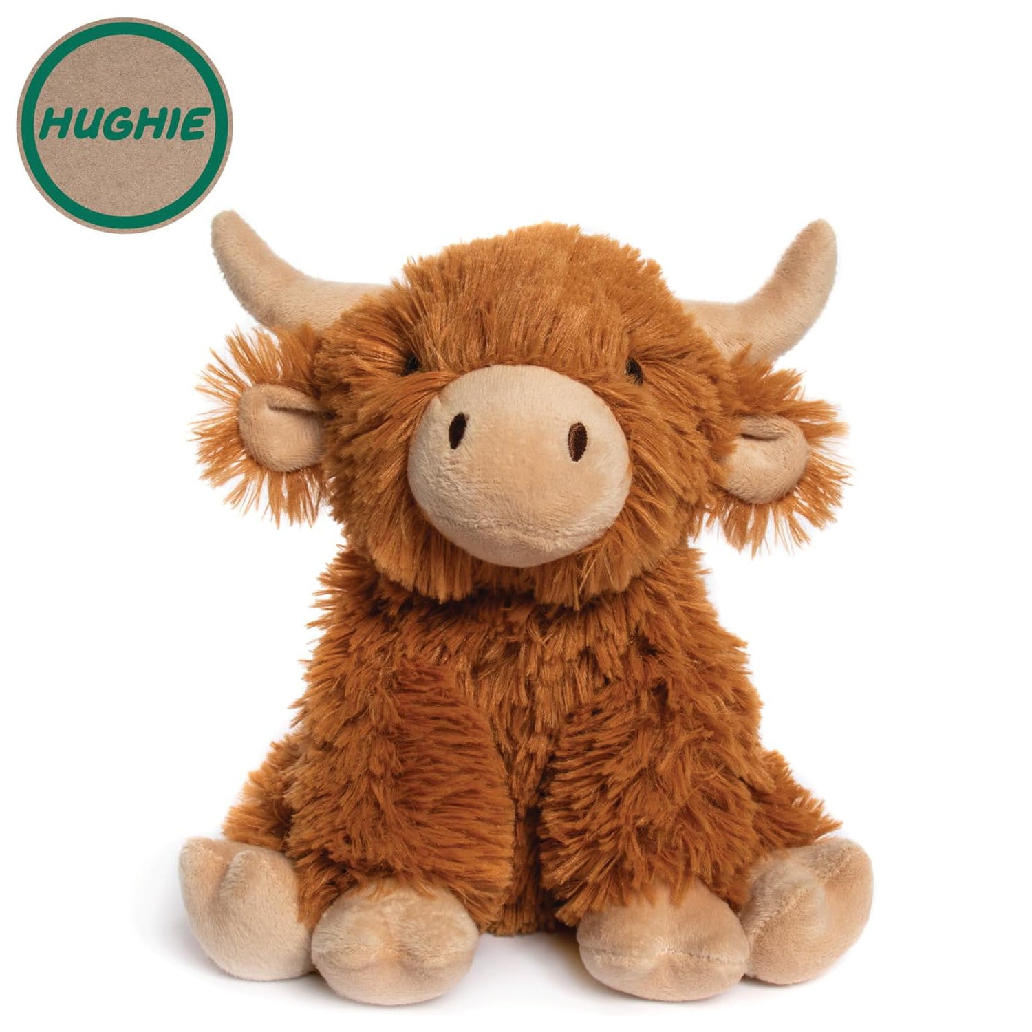 Hughie the Highland Cow Kids Teddy Plush Cuddly Animal Soft Toy | R'Pet Pals - Made from Recycled Plastic Bottles