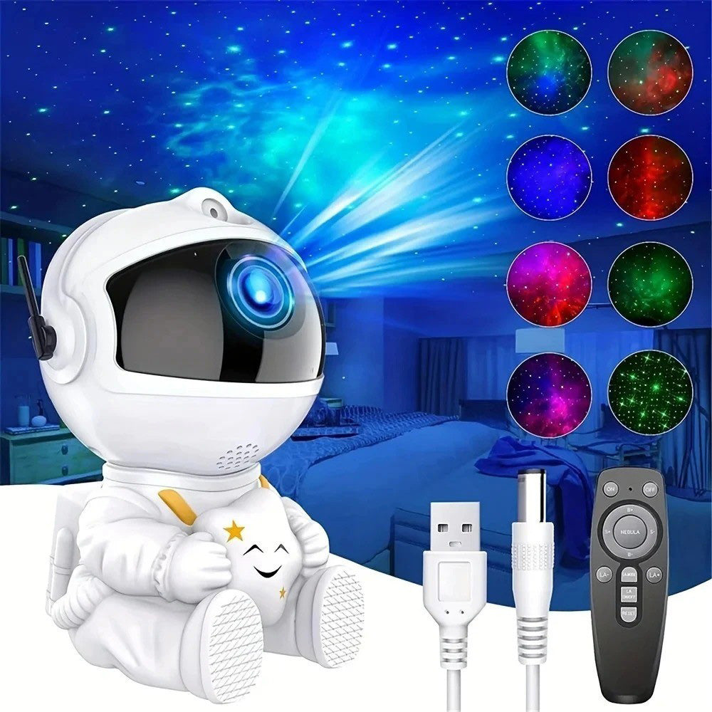 Astronaut Galaxy & Nebula Projection Lamp | Space Projector Starry Sky Night Light with Remote Control