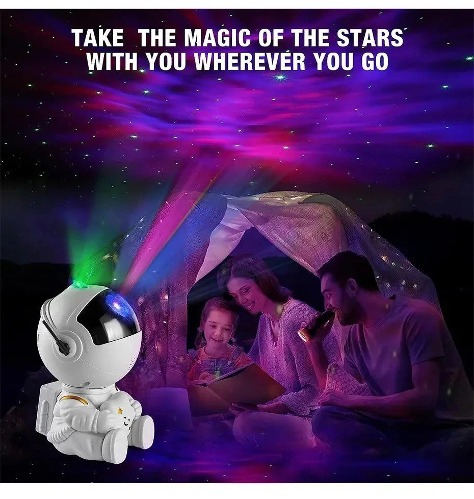 Astronaut Galaxy & Nebula Projection Lamp | Space Projector Starry Sky Night Light with Remote Control