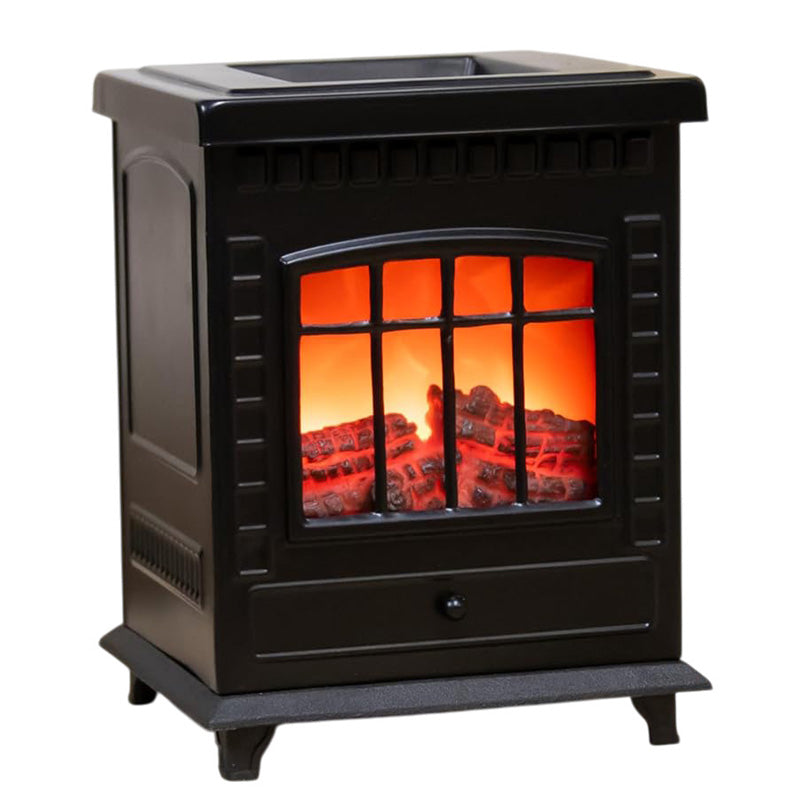 Electric Wax Melt Tart Warmer & Oil Burner | Aroma Lamp Fragrance Diffuser | Mini Log Burning Stove