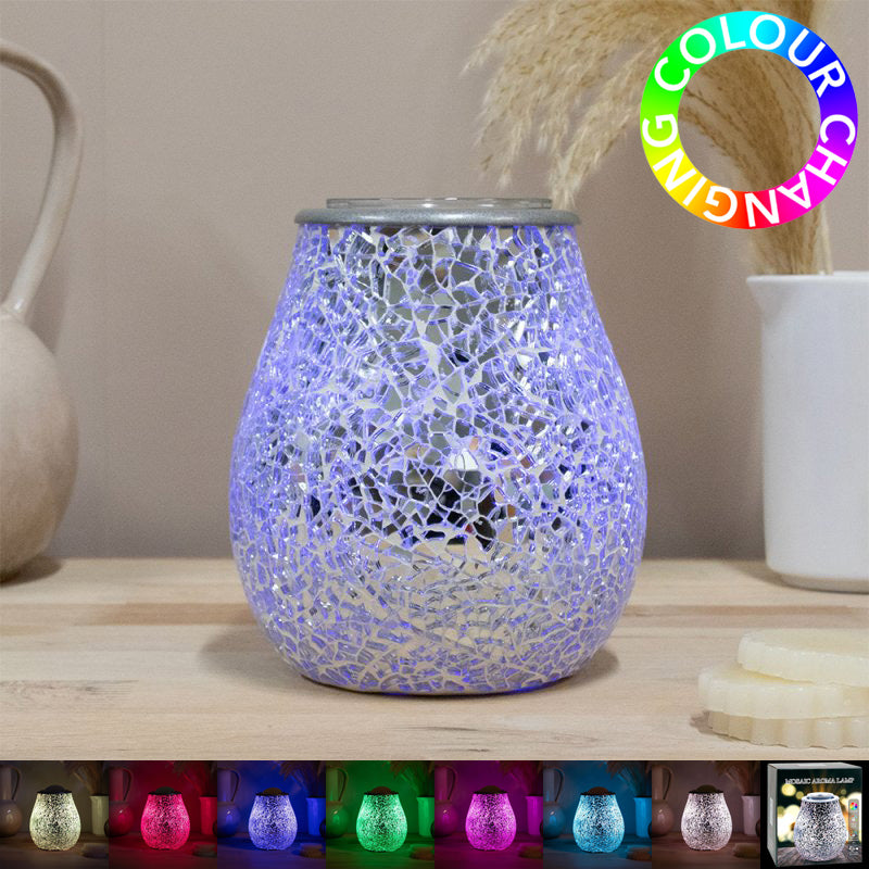 USB Powered Wax Melt Warmer and Oil Burner Colour Changing LED Aroma Fragrance Diffuser Lamp
