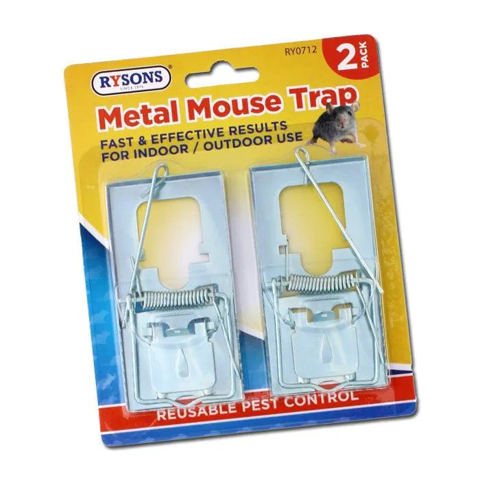 Mouse & Rat Traps Traditional Style Poison Free Pest Control Mousetrap - tooltime.co.uk