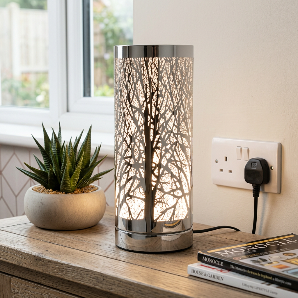 Desire Aroma Touch Lamp Silver