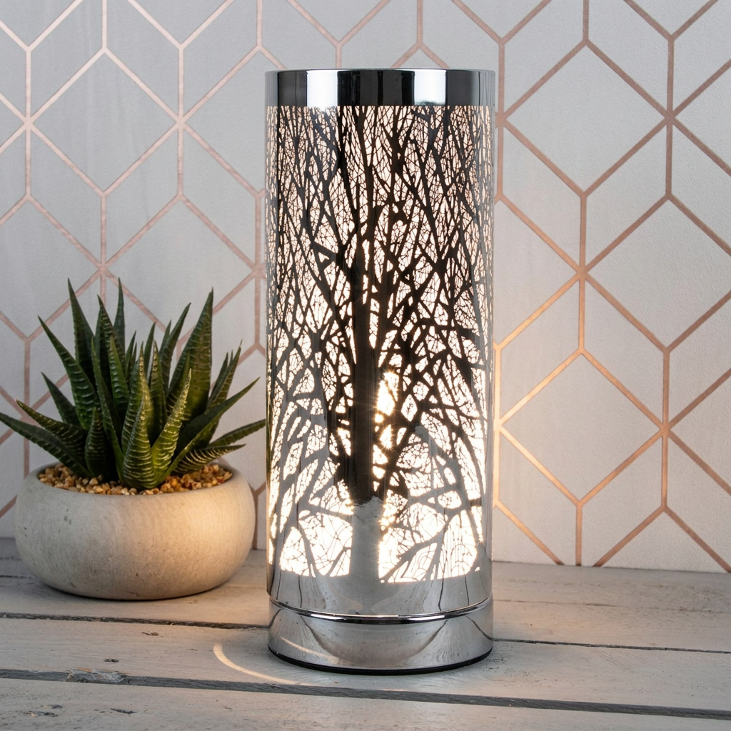 Desire Aroma Touch Lamp Silver