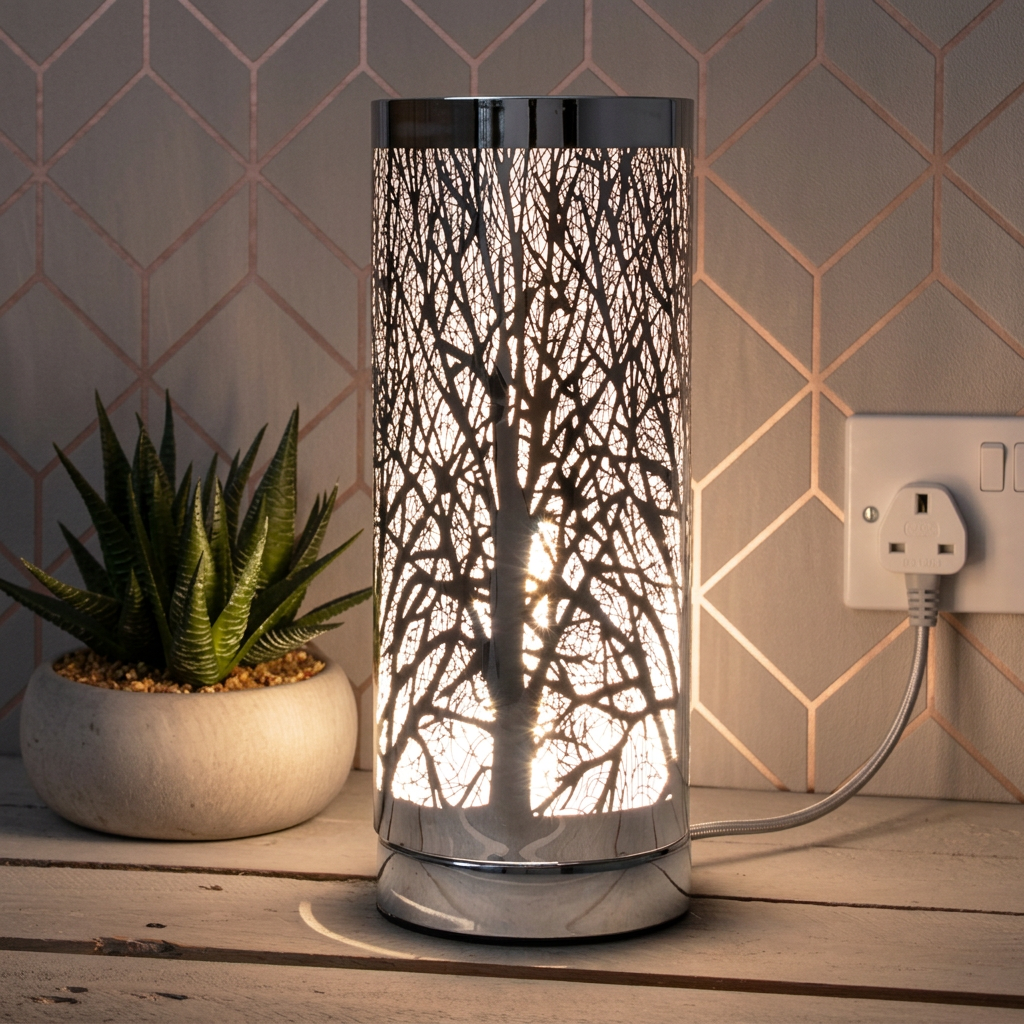 Desire Aroma Touch Lamp Silver