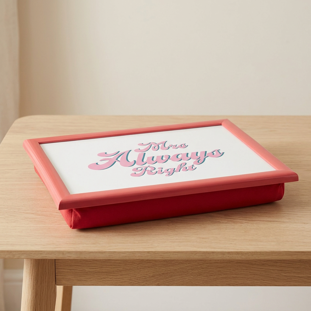 Mrs Always Right Cushioned Lap Tray