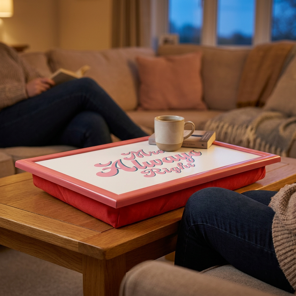 Mrs Always Right Cushioned Lap Tray