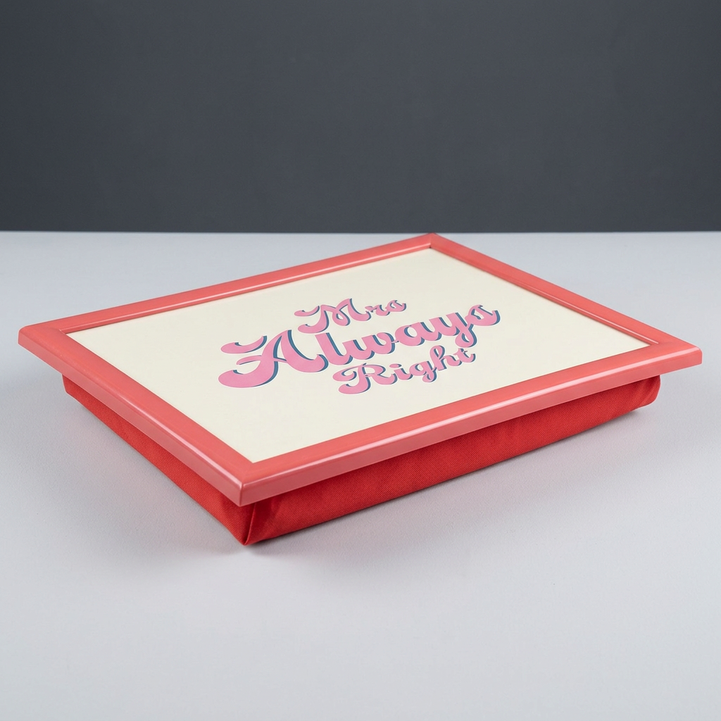 Mrs Always Right Cushioned Lap Tray