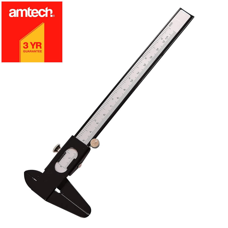 Amtech  6'' 150mm Vernier Caliper Metric & Imperial Sliding Measuring Tool