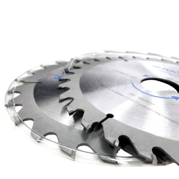 3pc 160mm TCT Circular Saw Blades | 16, 24 & 30tpi | 30mm Bore + 16mm & 20mm Adapters