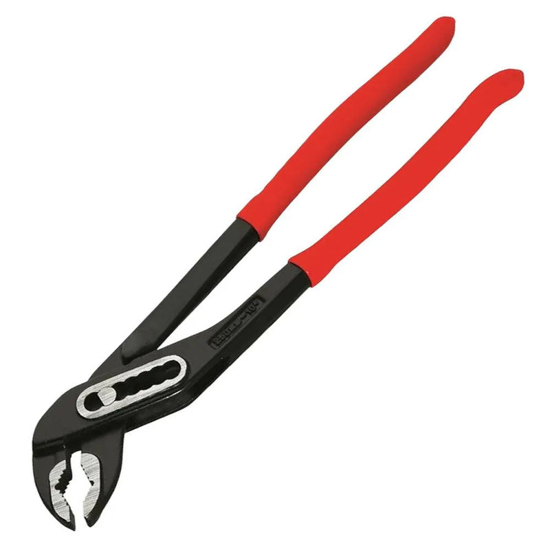 Pack of 2 Slim Jaw Water Pump Pliers 10" (250mm) and 12" (300mm) - tooltime.co.uk