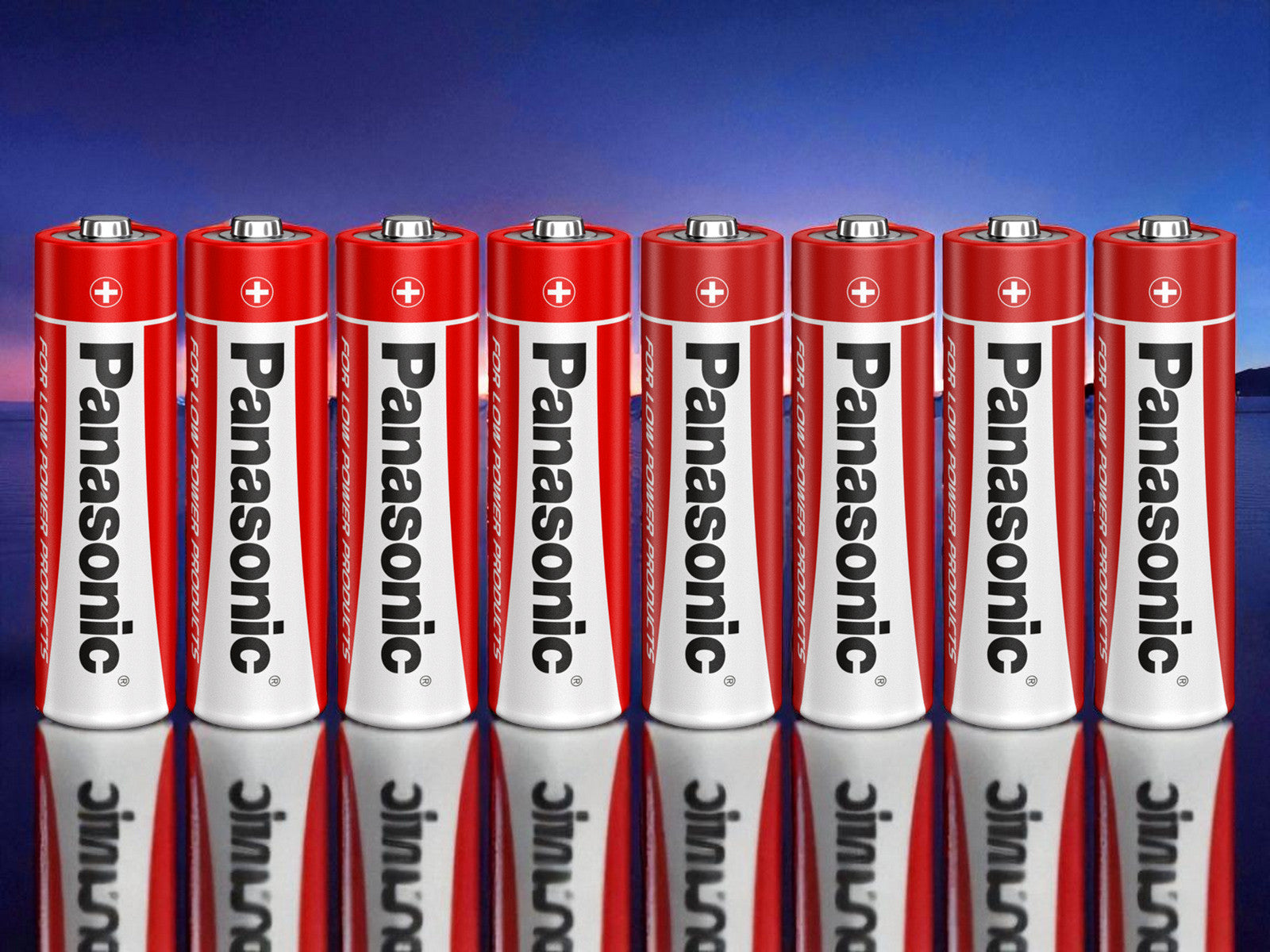 Pack of 8 Panasonic AA Batteries | R6 1.5V Zinc Carbon | Long Expiry 05/2028