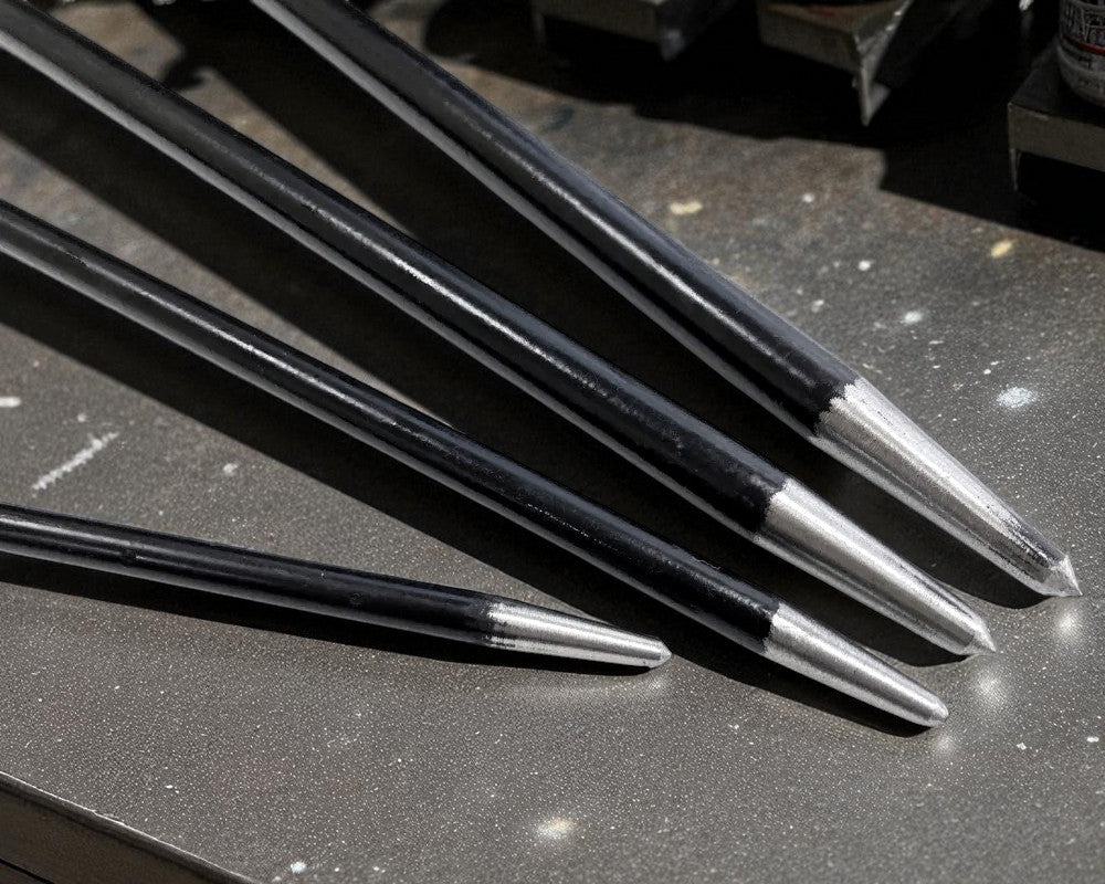 4pc Pry Bars Set Heel & Toe Wrecking Crow Roll Bars Crowbars Heavy Duty Jemmy