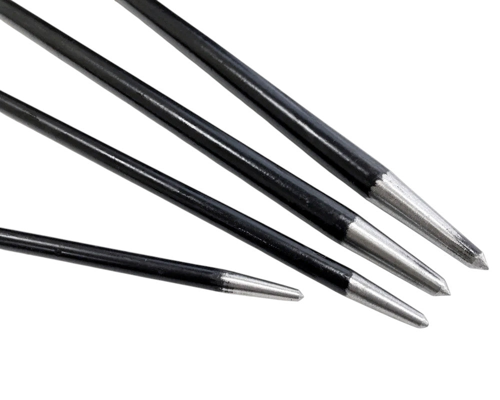 4pc Pry Bars Set Heel & Toe Wrecking Crow Roll Bars Crowbars Heavy Duty Jemmy