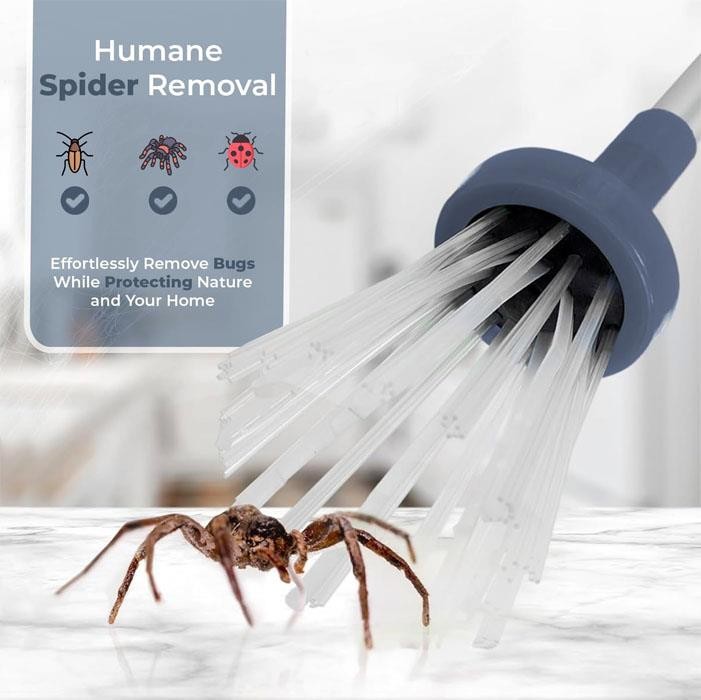 Folding Spider & Bug Catcher Easily Remove Insects Extra Long Humane Pest Trap